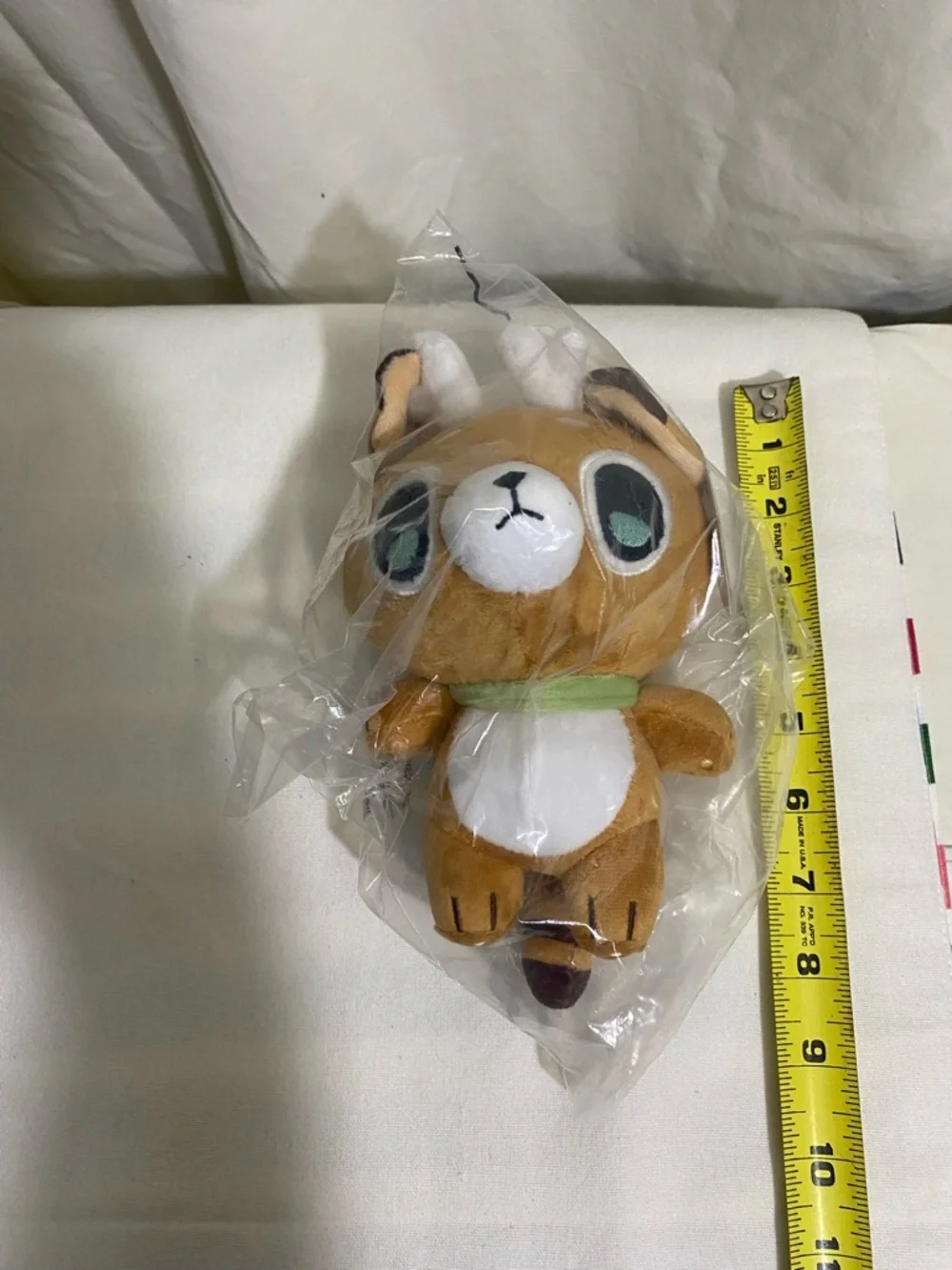 Deercat & Friends Small Brown Plush with Green Collar -Deercat